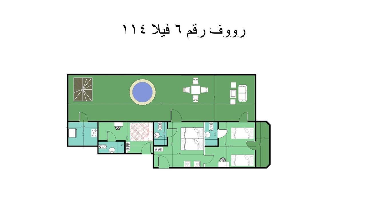 Roof 5 Or 6 3 Bedrooms Sea View 114Green Beach El Alamein Exterior foto